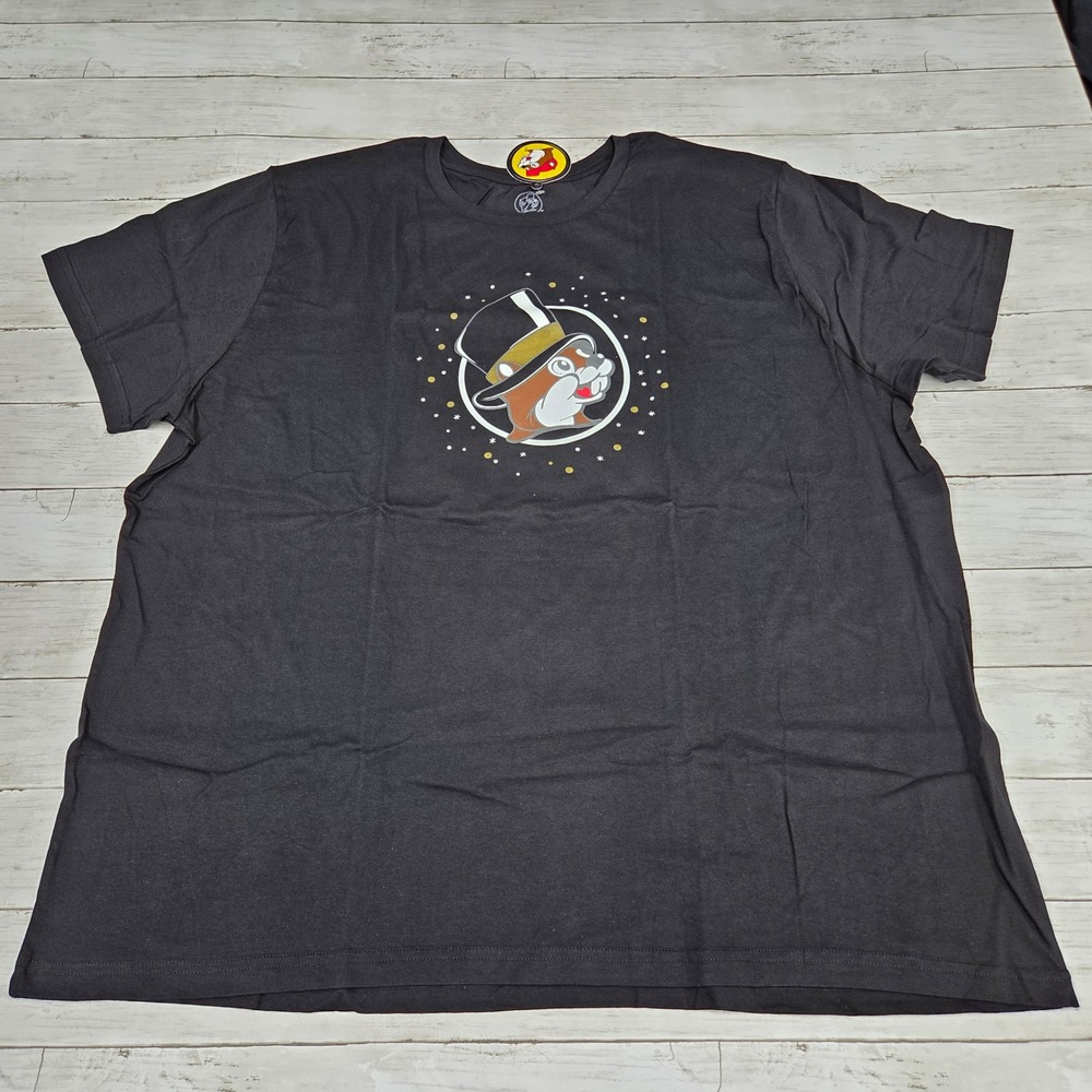 Buc-ee's T-Shirt Unisex 4XL Black New Year 2025 Glow In The Dark Graphic Tee